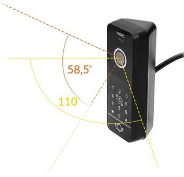 WIDEODOMOFON WiFi FULL HD 7' SZYFRATOR NA KOD RFID APLIKACJA KARTA PAMIĘCI