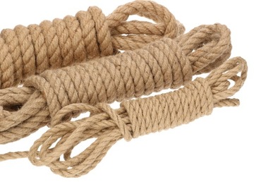 Джутовая декоративная веревка для когтеточки 12мм 30м