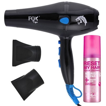 Suszarka do włosów FOX Tiger 2400W Pro + Odżywka