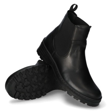 Мужская обувь Ботинки Челси Ботинки Черный