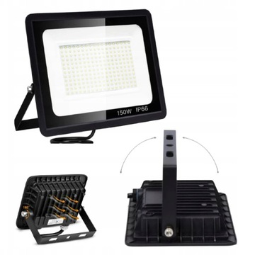 HALOGEN LED NAŚWIETLACZ MOCNA LAMPA ZEWNĘTRZNA REFLEKTOR SLIM 150W