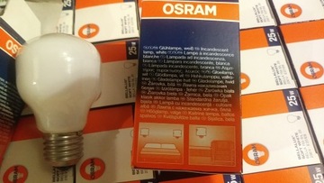 Традиционная лампа OSRAM 25W 25W E27, БЕЛАЯ МАТОВАЯ