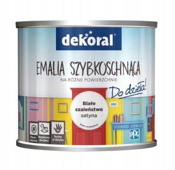 Dekoral Emalia Szybkoschnąca Białe Szaleństwo 0,5L