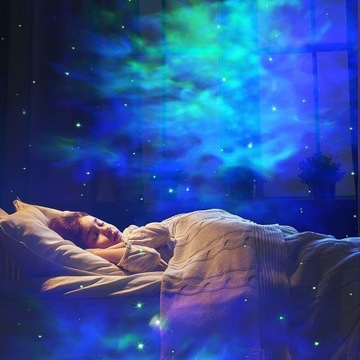 ЗВЕЗДНЫЙ ПРОЕКТОР КОСМОНАВТ НОЧНИК ДЛЯ ДЕТСКОГО GALAXY SPACE + ПУЛЬТ ДУ