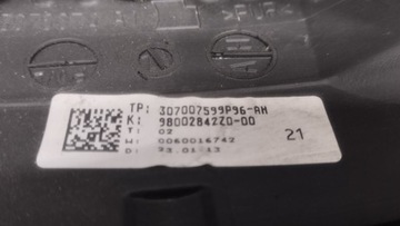 CITROEN DS5 11- VOLANT KŮŽE MULTIFUNKČNÍ 98002842ZD