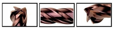 ТВЕРДОСПЛАВНАЯ РЕЗА VHM 4 НАКОНЕЧНИКА FI 8 ММ 55HRC TiN+Si