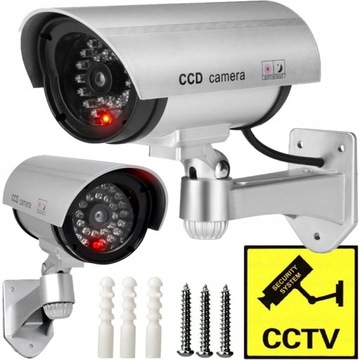 KAMERA MONITORINGU IR LED CCTV ZEWNĘTRZNA ATRAPA