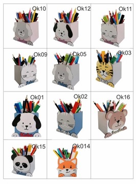 Przybornik na kredki MINNIE z imieniem