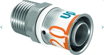 Uponor złączka 20x1/2'' GZ PEX zaprasowywana