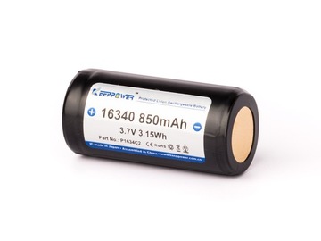 Аккумулятор Keeppower ICR 16340 - 850 мАч, 3,7 В (PCB)
