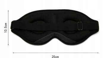 3D ЗАТЕМНЯЮЩАЯ МАСКА ДЛЯ СНА, РАССЛАБЛЯЮЩАЯ ПУТЕШЕСТВЕННАЯ ПОВЯЗКА ИЗ ПЕНЫ MEMORY