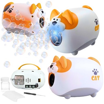 Камера для мыльных пузырей для собак, машина для изготовления мыльных пузырей на батарейках + аксессуары
