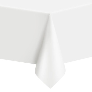Obrus foliowy biały plamoodporny jednorazowy stół na komunię ślub wesele