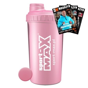 SPORT-MAX SHAKER DO ODŻYWEK 700 ml SZCZELNY SZEJKER NA SIŁOWNIĘ SPORTOWY
