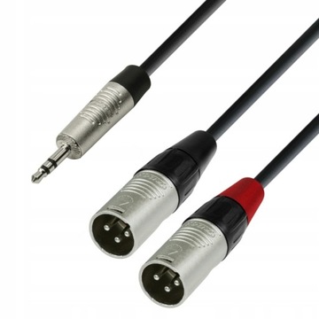 ADAM HALL K4YWMM0180 - KABEL MINI JACK/2XXLR 1,8M