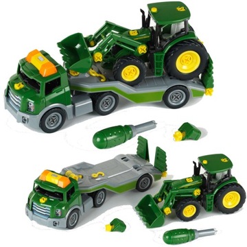 TRAKTOR LAWETA JOHN DEERE ZESTAW DO SKRĘCANIA KLEIN