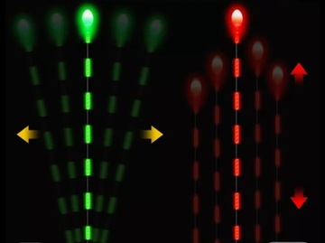 Светодиодный светящийся поплавок 2г + батарейка CR 425