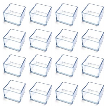 16szt Nakładki Na Nogi Krzesła 25x25mm