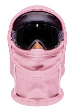Kominiarka na kask kaptur snowboard narty jasny róż
