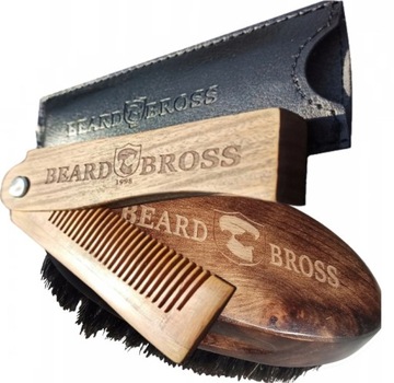 Zestaw do Brody Szczotka Grzebień Beard Bross