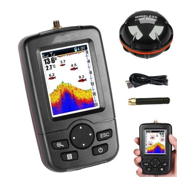 BEZPRZEWODOWY LOKALIZATOR RYB SONAR DETEKTOR