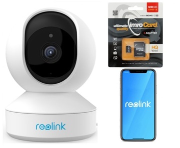 Kamera Reolink E1 Zoom 5MP Obrotowa Wifi+KARTA 128