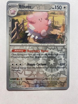 Scarlet & Violet reverse 145/198 Blissey