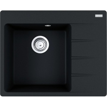 Zlewozmywak Franke Centro CNG 611-62 TL Onyx, ociekacz z prawej