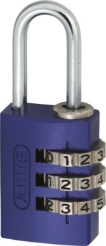 Комбинированный навесной замок ABUS 724/20 Purple B