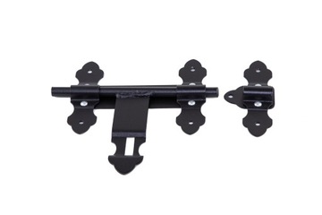 ЗАЩЕЛКА ДЛЯ ГАРАЖНЫХ ВОРОТ, ЧЕРНАЯ 200ММ