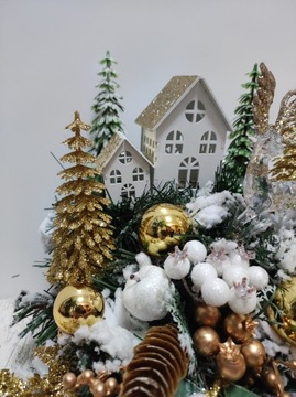 Зимний венок, рождественская домашняя композиция