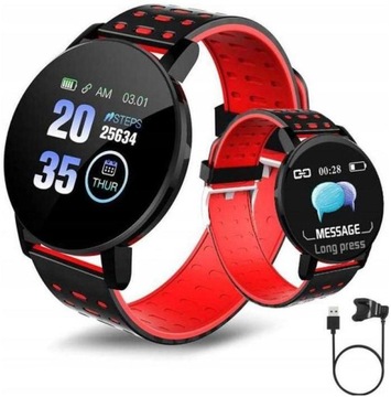 SMARTBAND PLUS PULSOMETR OPASKA FIT SMARTWATCH