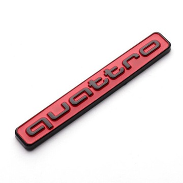 EMBLEMAT AUDI QUATTRO TYŁ A4 A5 A6 A7 Q5 Q7 DUŻY !