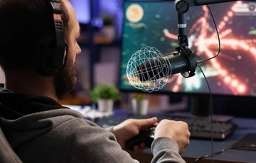 Игровой конденсаторный микрофон Maono PD200X для студийного компьютера