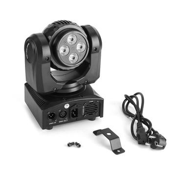 Светодиод с подвижной головкой 7X 10 Вт RGBW DMX Strobo+Remote