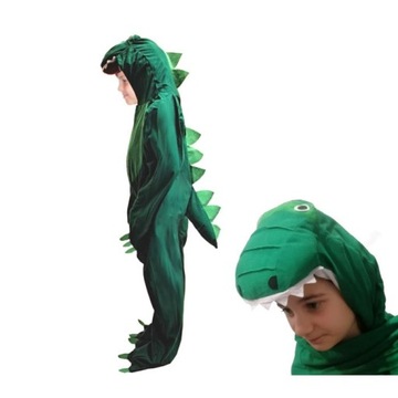 Strój Kombinezon Smok Smoka Dinozaur Krokodyl 110/116