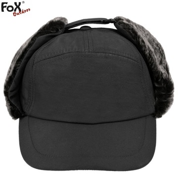 ШАПКА МУЖСКАЯ ЗИМНЯЯ FOX TRAPPER, ЧЕРНАЯ