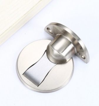 Магнитный дверной стопор, прочный серебряный дверной стопор