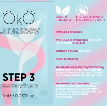 Саше для ламинирования ресниц и бровей НАБОР OKO Lash&Brow 3 x 1 мл
