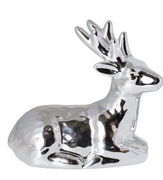 RENIFER SREBRNY POD CHOINKĘ DO STROIKÓW