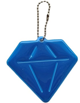 ZAWIESZKA ODBLASKOWA PLECAKA TORBY BRELOK DIAMENT