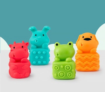 Мягкие резиновые СЕНСОРНЫЕ БЛОКИ Набор из 20 шт.