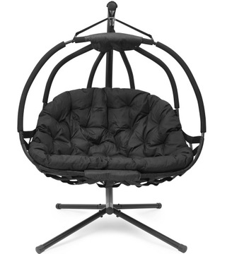 FOTEL WISZĄCY BUJANY OGRODOWY KOSZ HUŚTAWKA KOKON