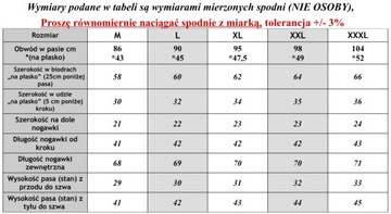 Spodenki CAMEL z Paskiem Za Kolano Bawełna r 3XL