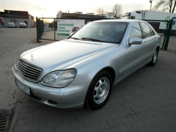 Mercedes Klasa S W220 Sedan 3.2 (320 CDI) 197KM 2002 Mercedes-Benz Klasa S Salon Polska Pelna opcja Niski przebieg 3.2 Diesel, zdjęcie 6