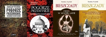 Pogórze Przemyskie+ Bieszczady Kryciński 4 książki