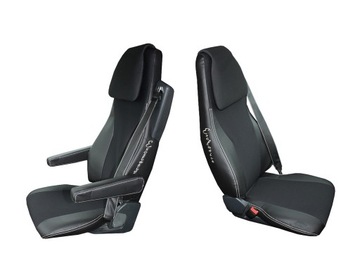 POKROWCE FOTELI TIR RENAULT MAGNUM 02-08 ECO SKÓRA