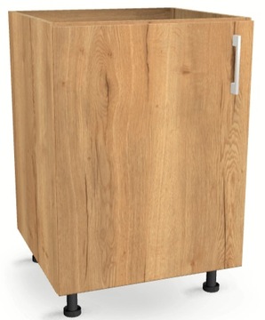 Szafka pod zlew 50 cm DĄB CRAFT ZŁOTY 82/50/52,1