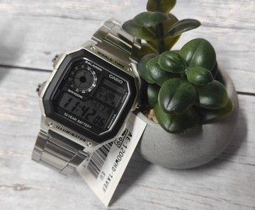 SPORTOWY MŁODZIEŻOWY ZEGAREK CASIO AE-1200WHD-1AV