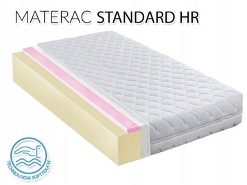 160X200 WYTRZYMAŁY MATERAC DLA PAR PIANKA HR 23CM